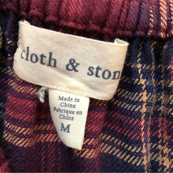 Cloth and Stone plaid top - Picture 2 of 6
